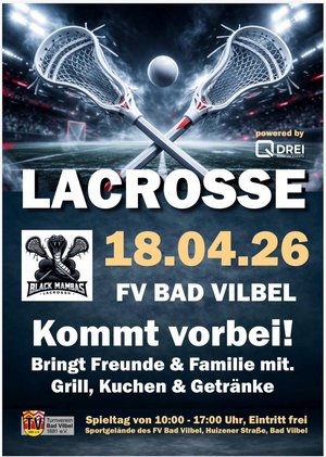 1. Bad Vilbeler Lacrosse-Spieltag beim TVBV 1881 – ein Tag voller Sport und Spannung